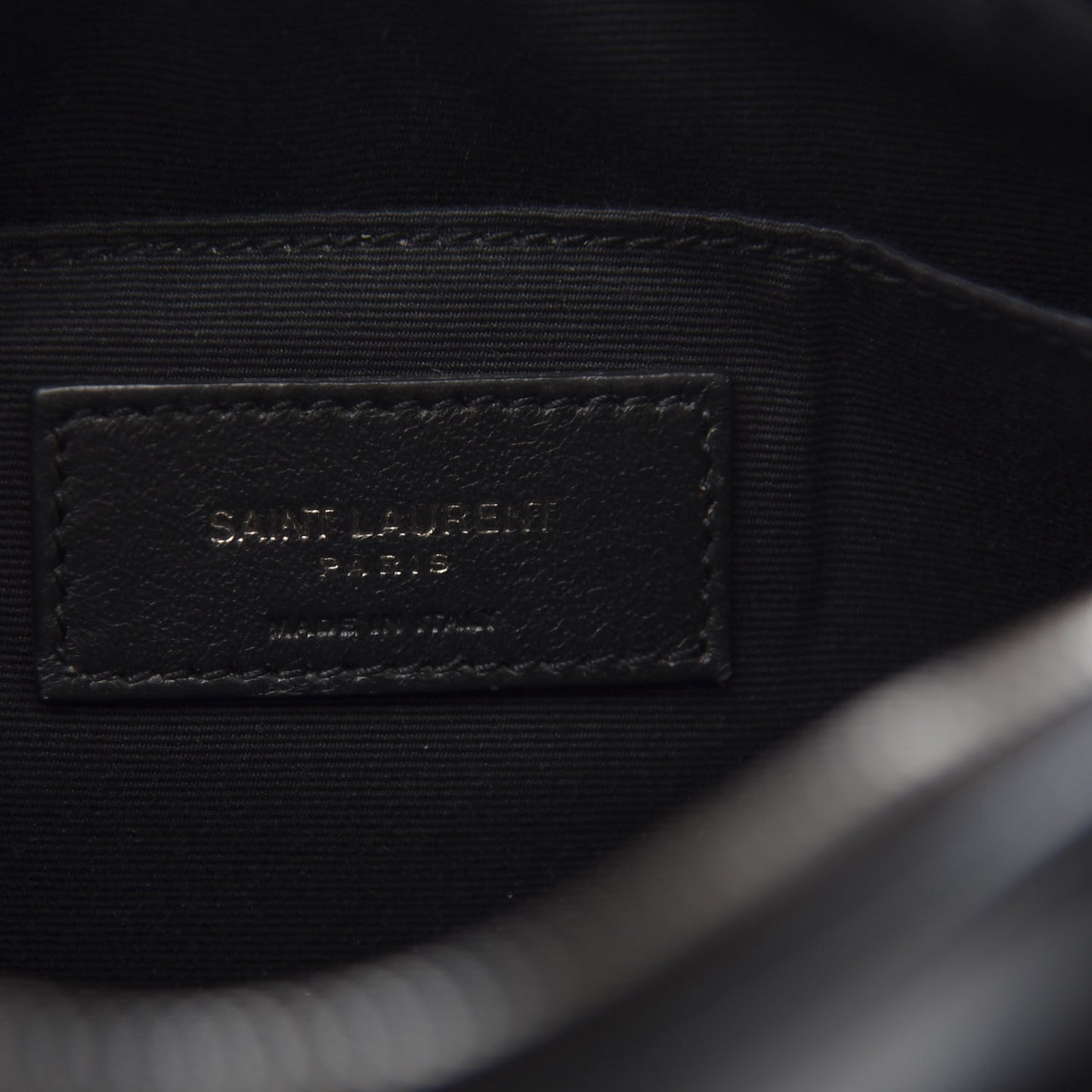 Calfskin Matelasse Monogram Lou Camera Bag Black