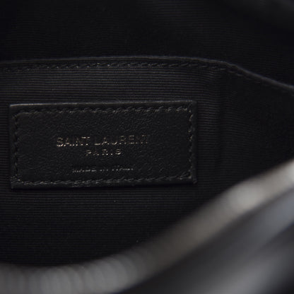Saint Laurent Calfskin Matelasse Monogram Lou Camera Bag Black 5 of 13