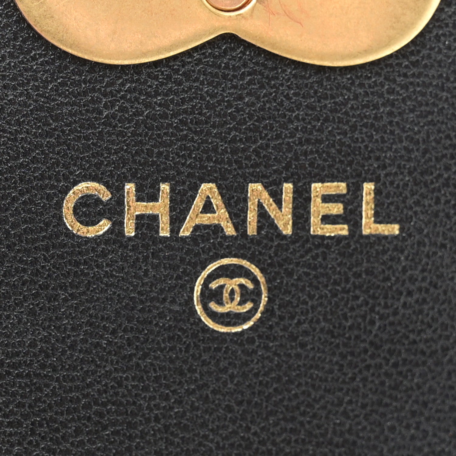 Chanel Lambskin Plexiglass Quilted Coco Love Clutch With Chain Black 6 of 11