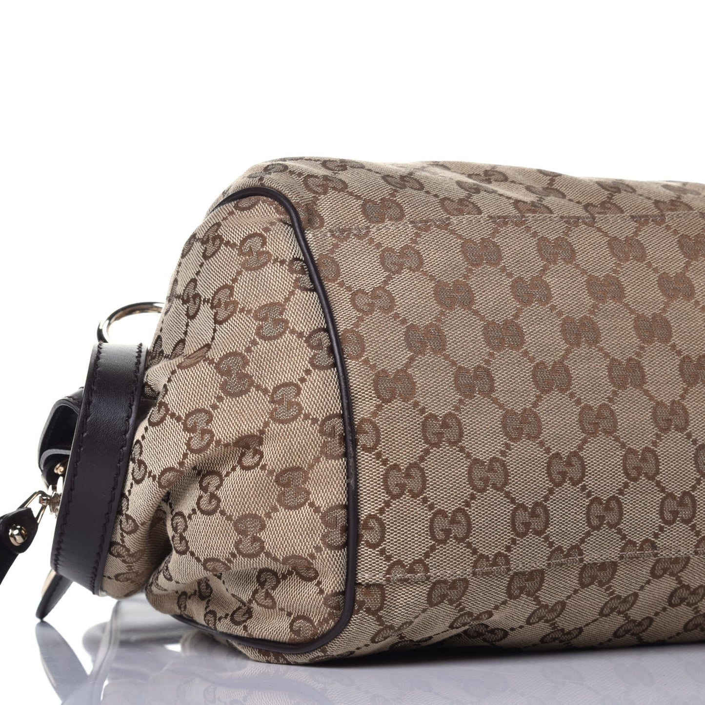 Monogram Medium Sukey Boston Bag Brown