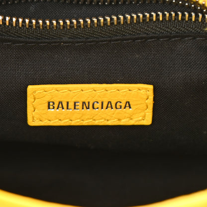 Balenciaga Agneau Classic Silver Hardware Mini City Yellow 6 of 8