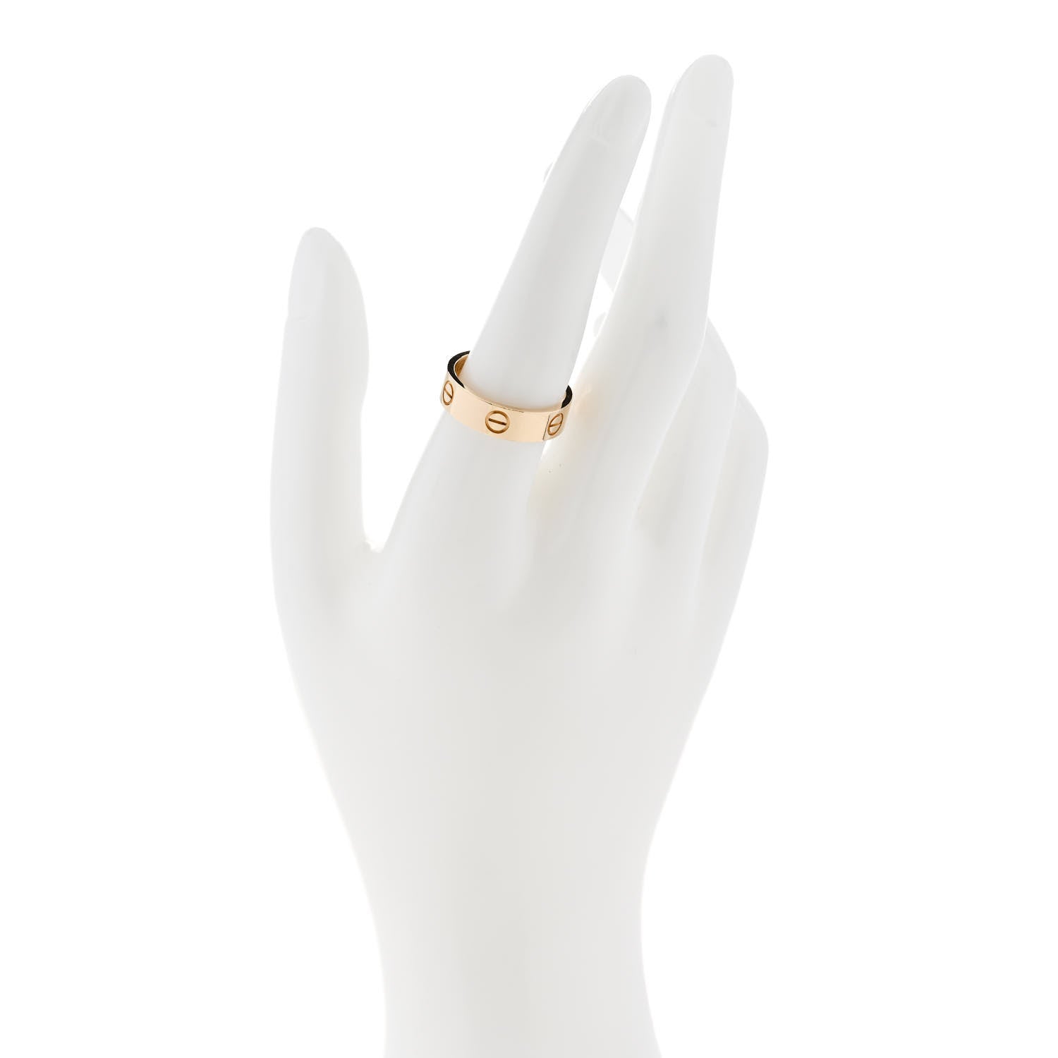 Cartier 18K Yellow Gold 5.5mm LOVE Ring 57 8 2 of 4