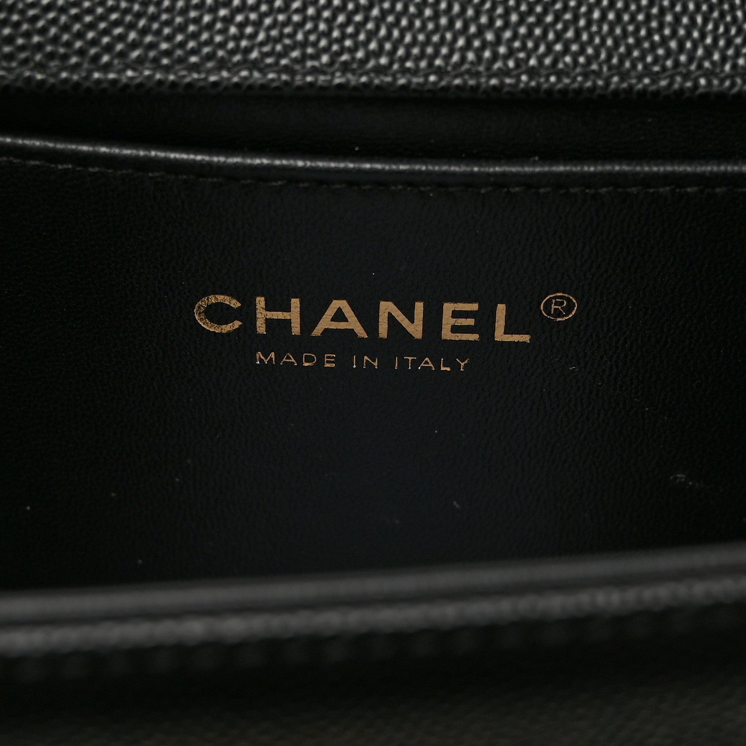 Chanel Caviar Quilted Medium Boy Flap Black 6 of 10