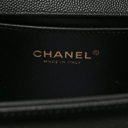 Chanel Caviar Quilted Medium Boy Flap Black 6 of 10