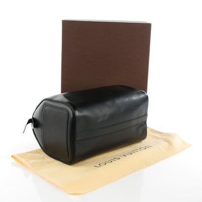 Louis Vuitton Epi Speedy 25 Black 5 of 8
