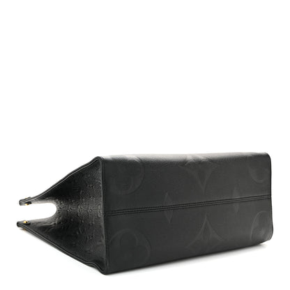 Louis Vuitton Empreinte Monogram Giant Onthego MM Black Black 4 of 11