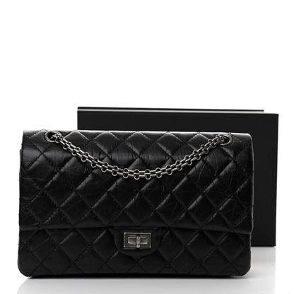 Chanel Aged Calfskin Quilted 2.55 Reissue 226 Flap Black 11 of 11