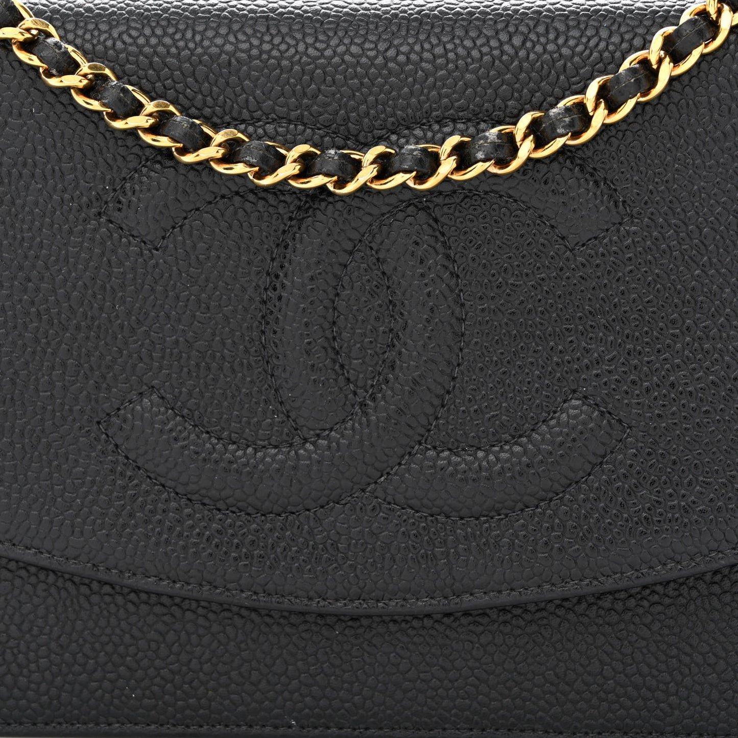 Caviar Timeless CC Wallet on Chain WOC Black