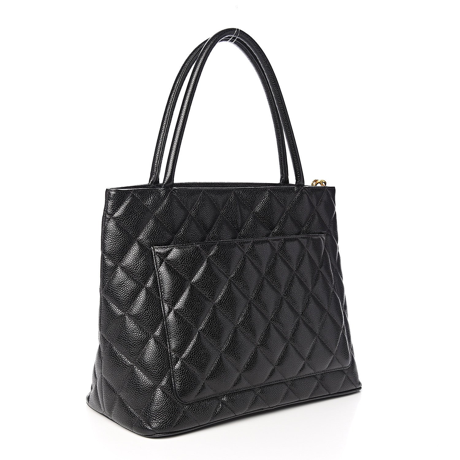Chanel Caviar Quilted Medallion Tote Black 2 of 10