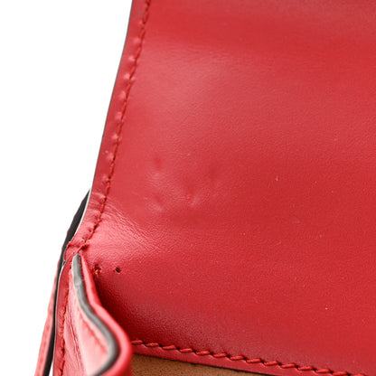 Gucci Guccissima Small Padlock Shoulder Bag Hibiscus Red 12 of 15