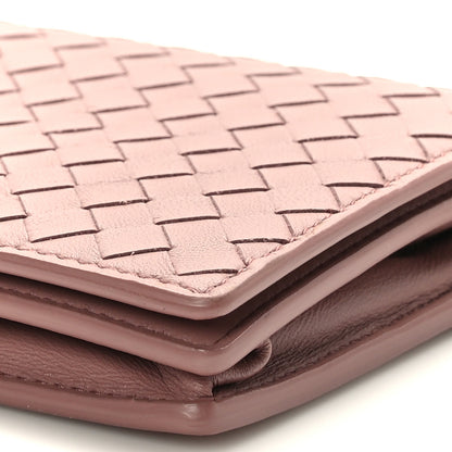 Bottega Veneta Nappa Intrecciato Continental Wallet on Chain Violet 9 of 10