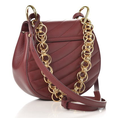 Chloe Calfskin Quilted Mini Drew Bijou Shoulder Bag Plum Purple 3 of 9