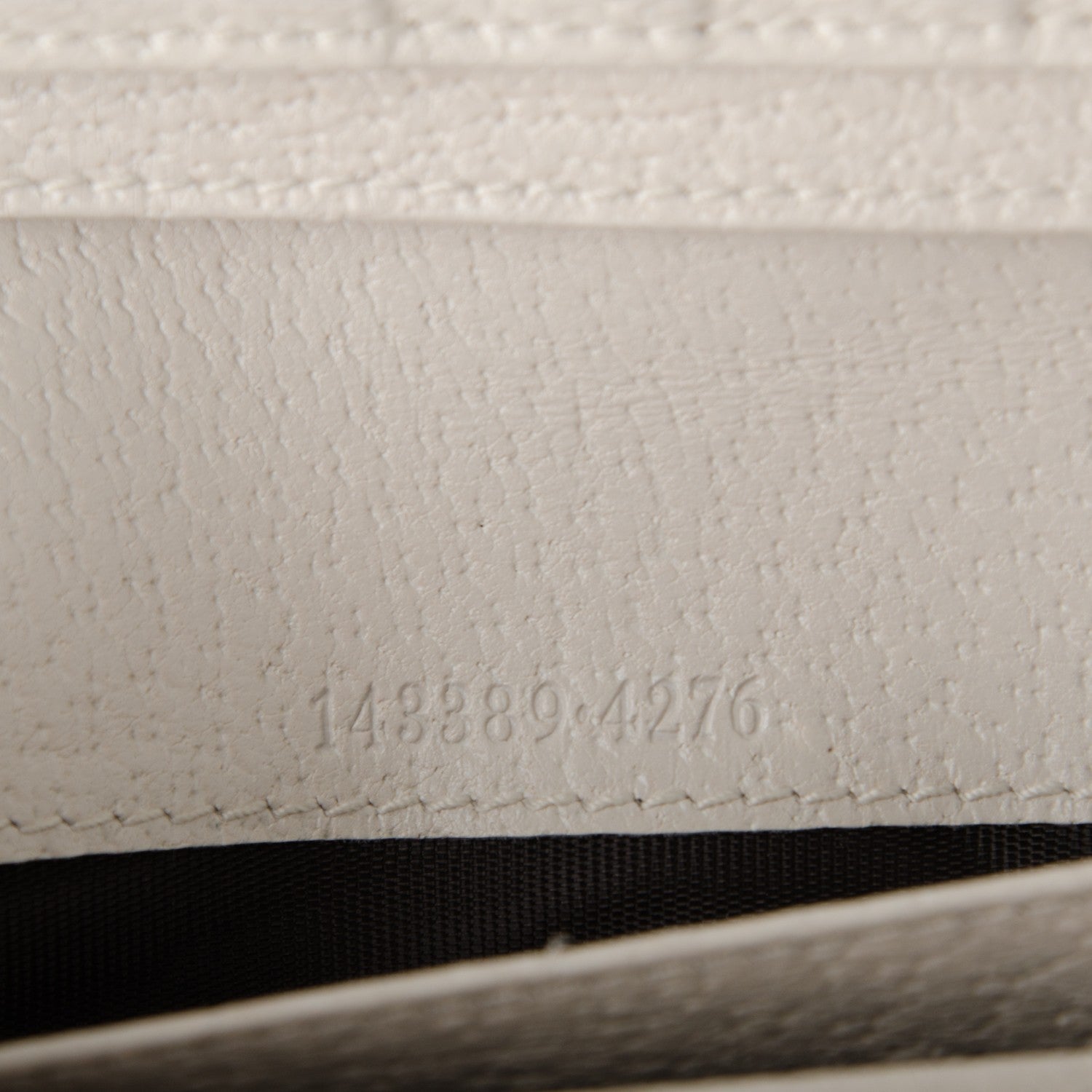 Gucci Monogram Calfskin Continental Flap Wallet Off White Blue 7 of 7