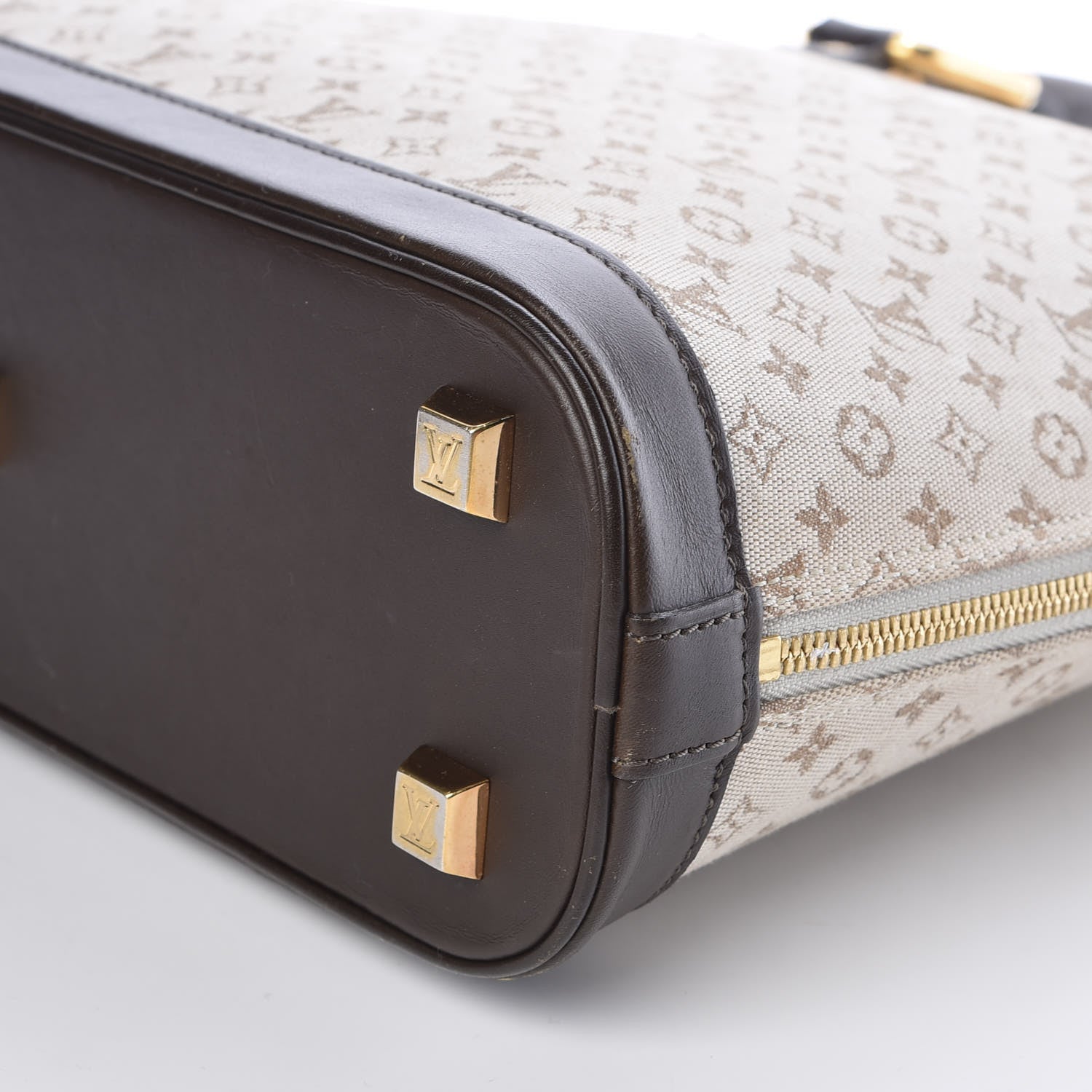 Louis Vuitton Mini Monogram Alma Haut Tote Olive 15 of 18