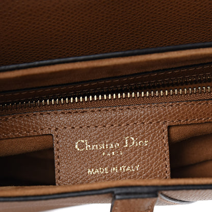 Christian Dior Grained Calfskin Saddle Bag Camello 6 of 11
