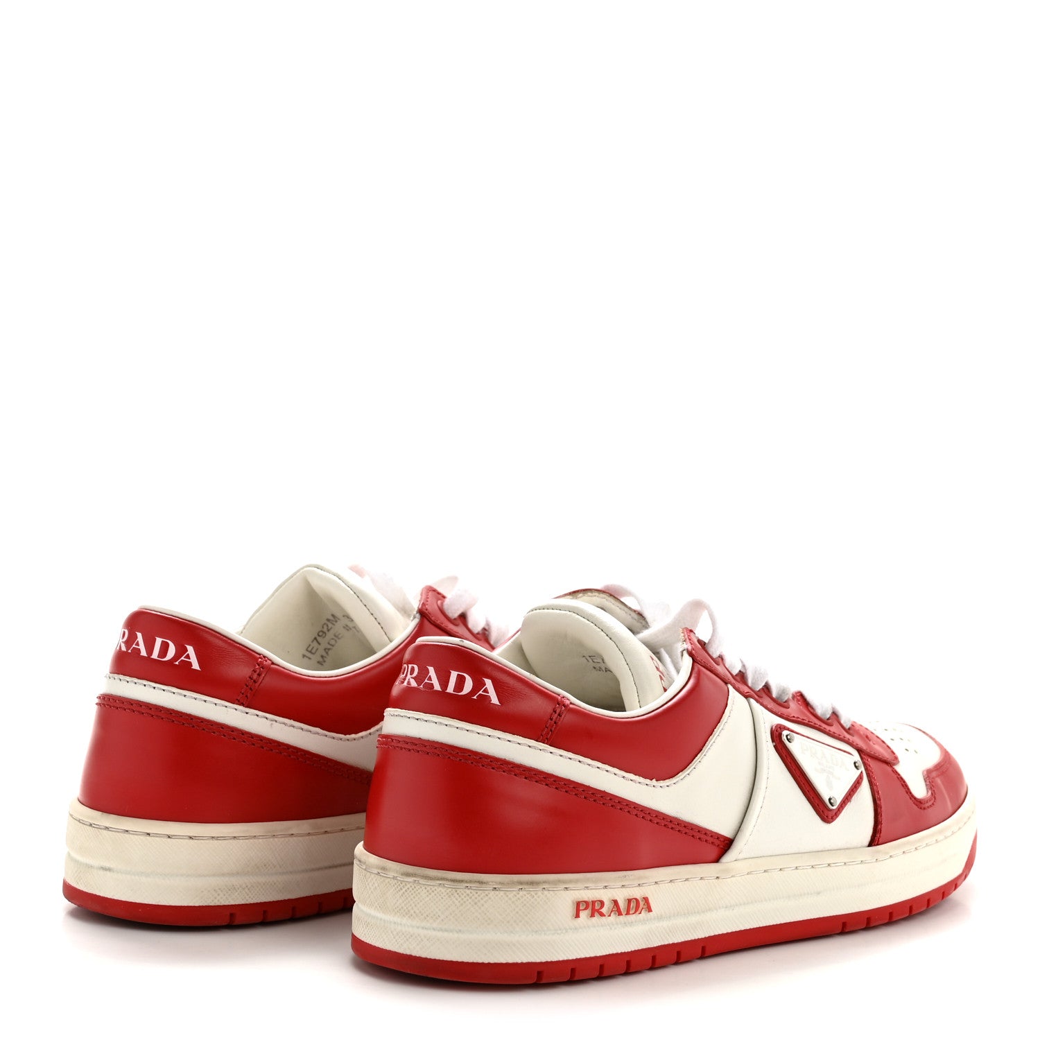 Prada Vitello Sport Spazzolato Rois Triangle Logo Womens Downtown