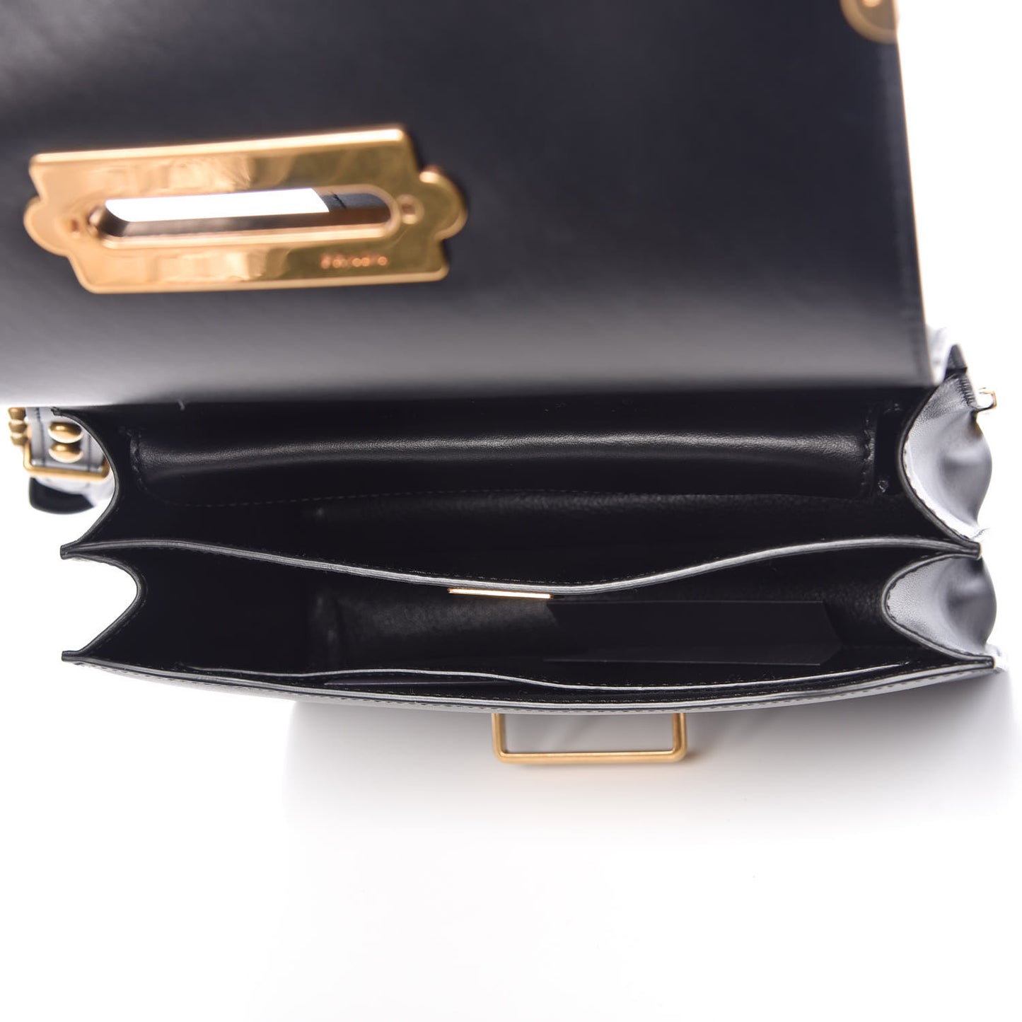 City Calf Saffiano Large Cahier Bag Black