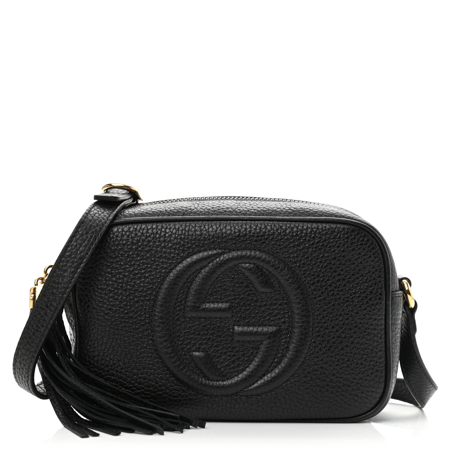 Gucci Pebbled Calfskin Mini Soho Disco Bag Black 1 of 11