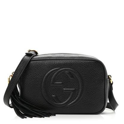 Gucci Pebbled Calfskin Mini Soho Disco Bag Black 1 of 11