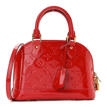 Louis Vuitton Vernis Alma BB Cherry 1 of 10