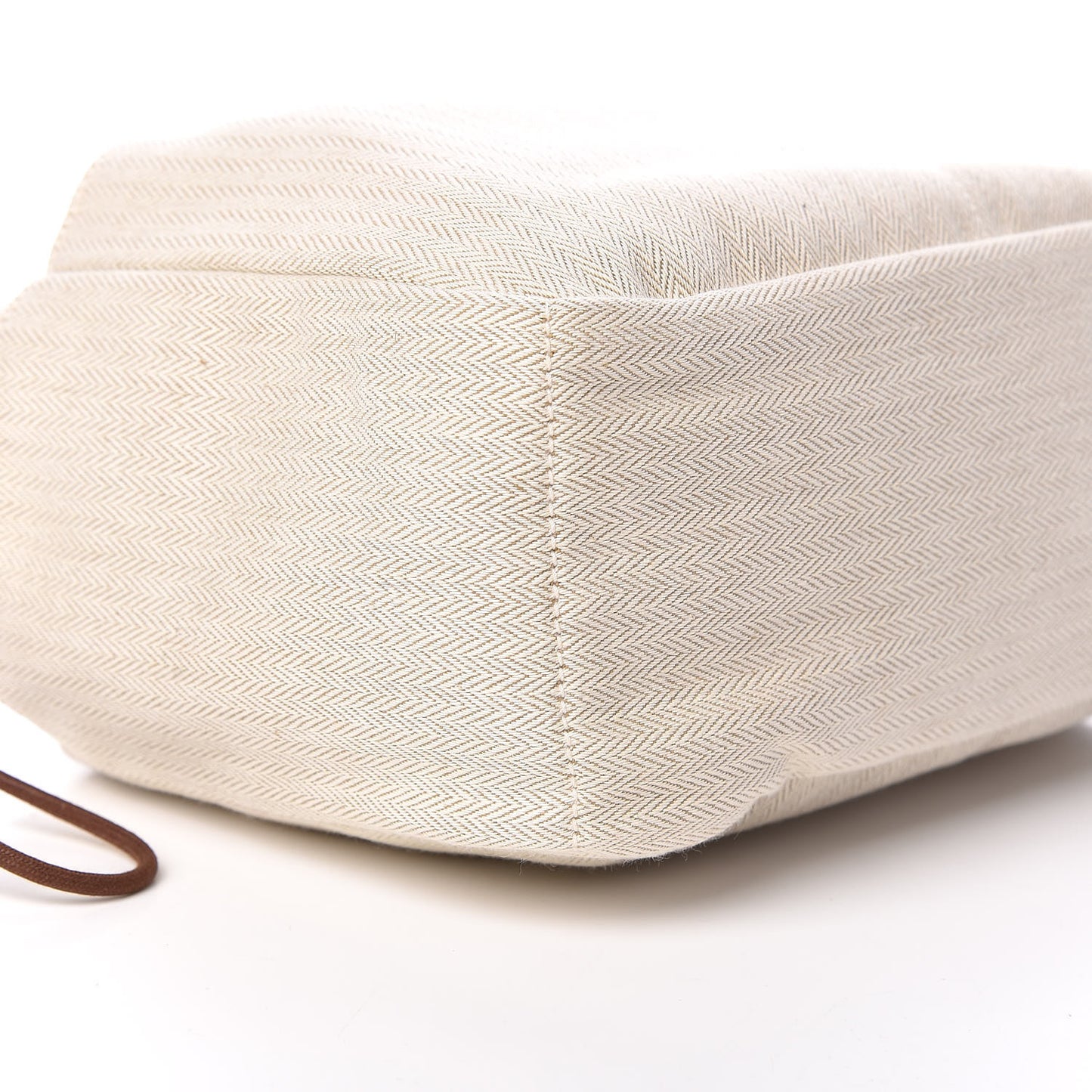 Canvas Barenia Fourbi 25 MM Pouch Naturel Fauve