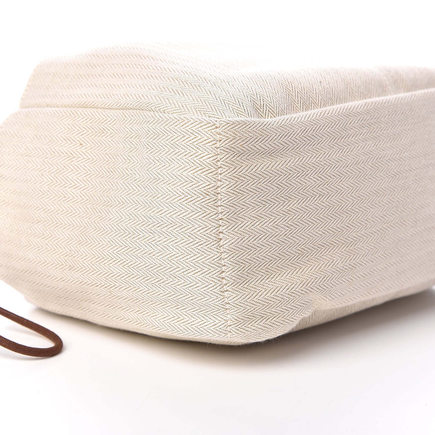 Hermes Canvas Barenia Fourbi 25 MM Pouch Naturel Fauve 9 of 10