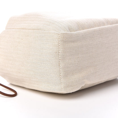 Hermes Canvas Barenia Fourbi 25 MM Pouch Naturel Fauve 9 of 10