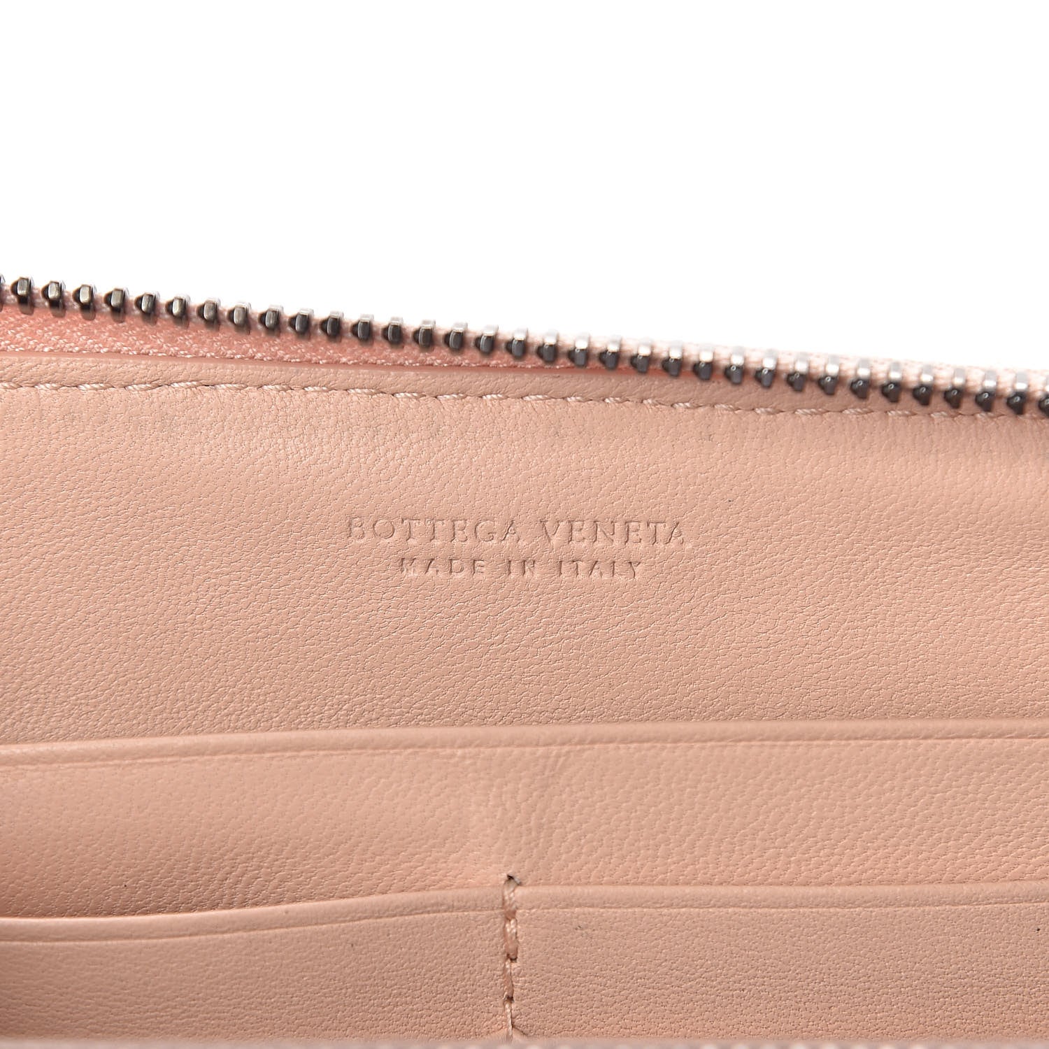 Bottega Veneta Nappa Intrecciato Ayers Zip Around Wallet Flamingo 6 of 7