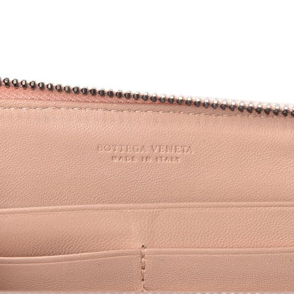 Bottega Veneta Nappa Intrecciato Ayers Zip Around Wallet Flamingo 6 of 7