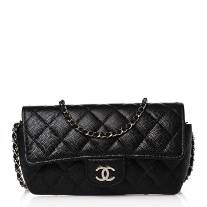 Chanel Caviar Quilted Glasses Case With Chain Black 1 of 11