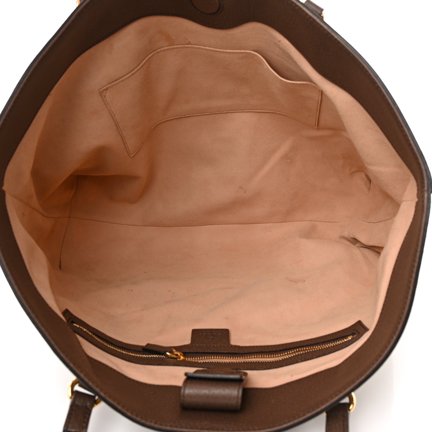 GG Supreme Monogram Medium Ophidia Shopping Tote Brown