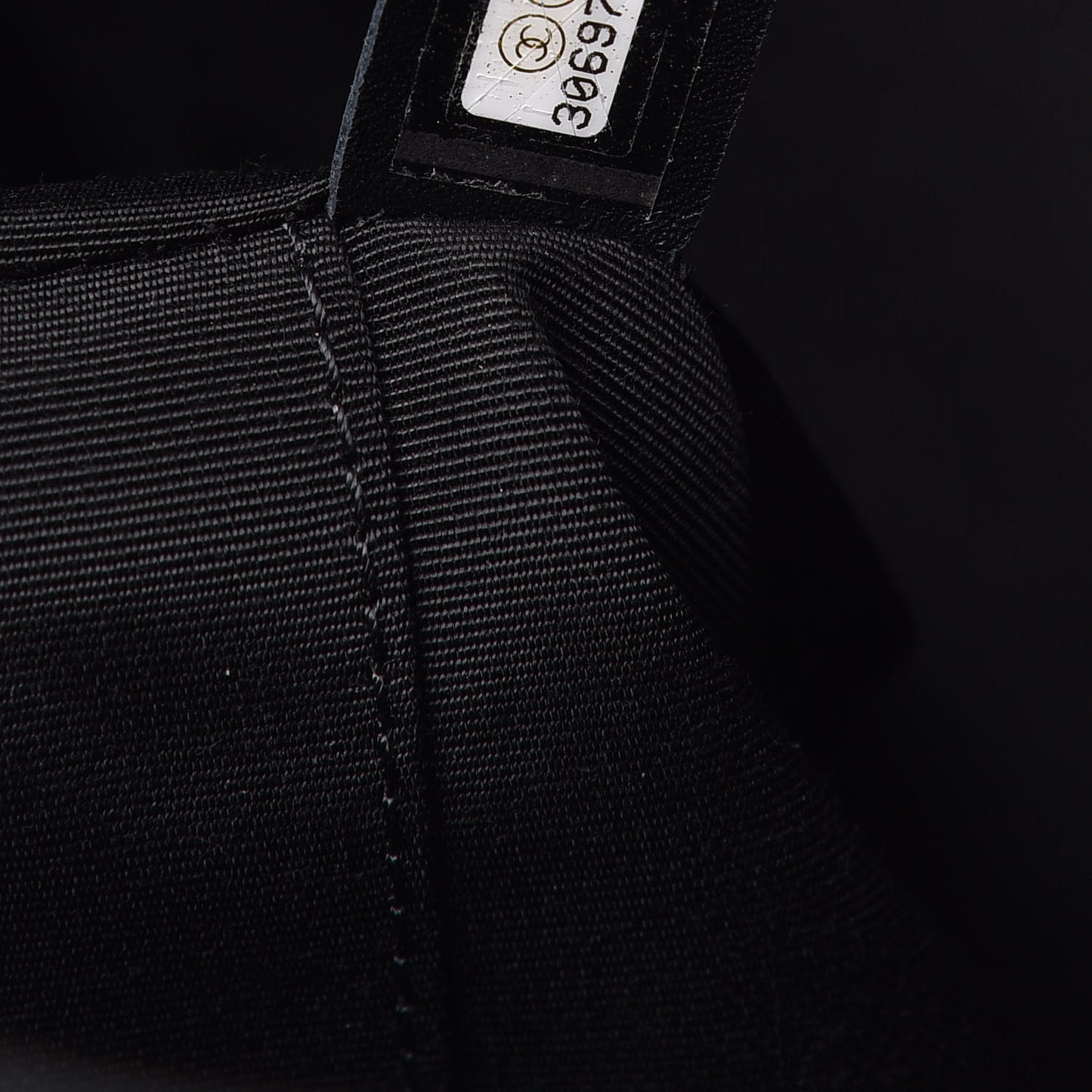 Aged Calfskin Small Charms Deauville Tote Black