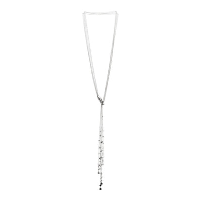 John Hardy Sterling Silver Sapphire Legends Naga Dragon Lariat Necklace 3 of 4
