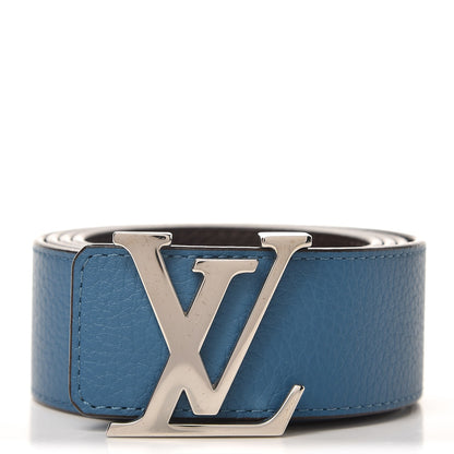 Louis Vuitton Taurillon Calfskin 40mm LV Initiales Belt 100 40 Blue 1 of 6