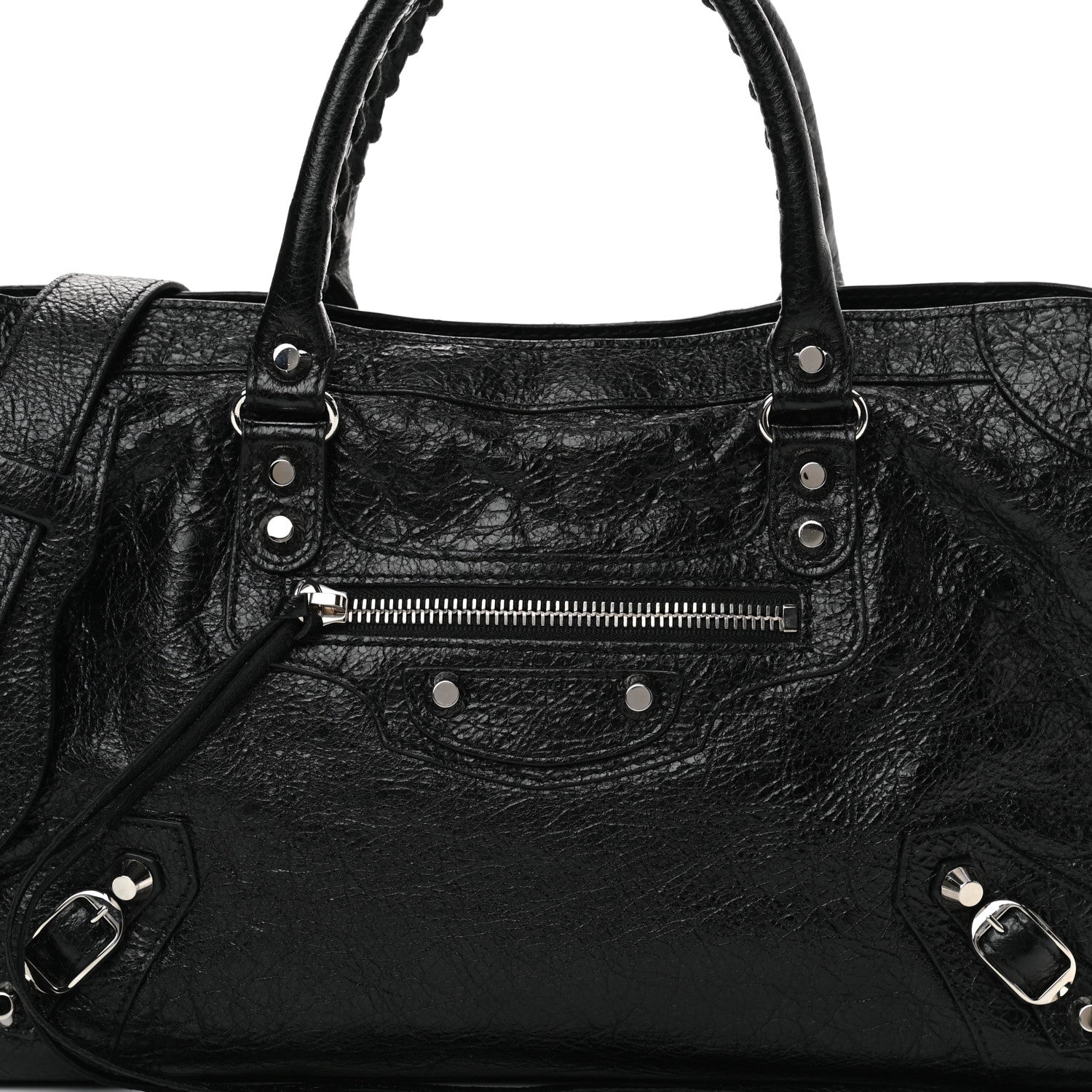 Balenciaga Agneau Classic Silver Hardware S City Black 8 of 10
