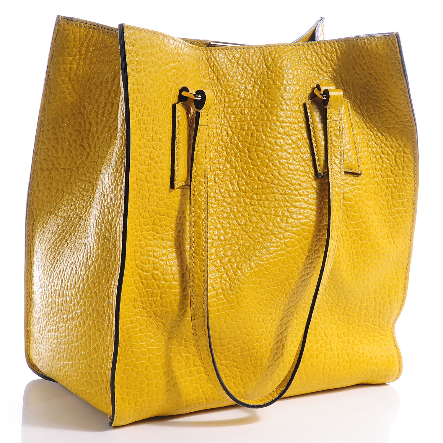 Burberry Heritage Grain Medium Woodbury Tote Straw 5 of 20