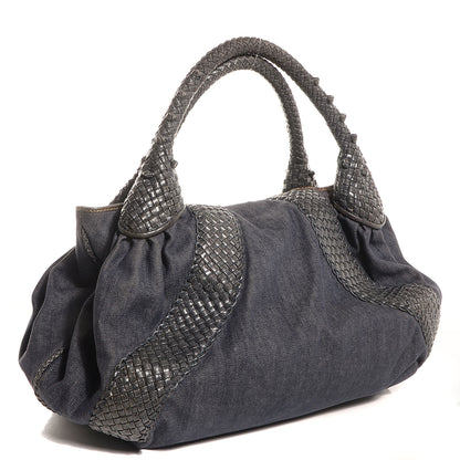 Fendi Denim Spalmati Woven Spy Blue 3 of 9