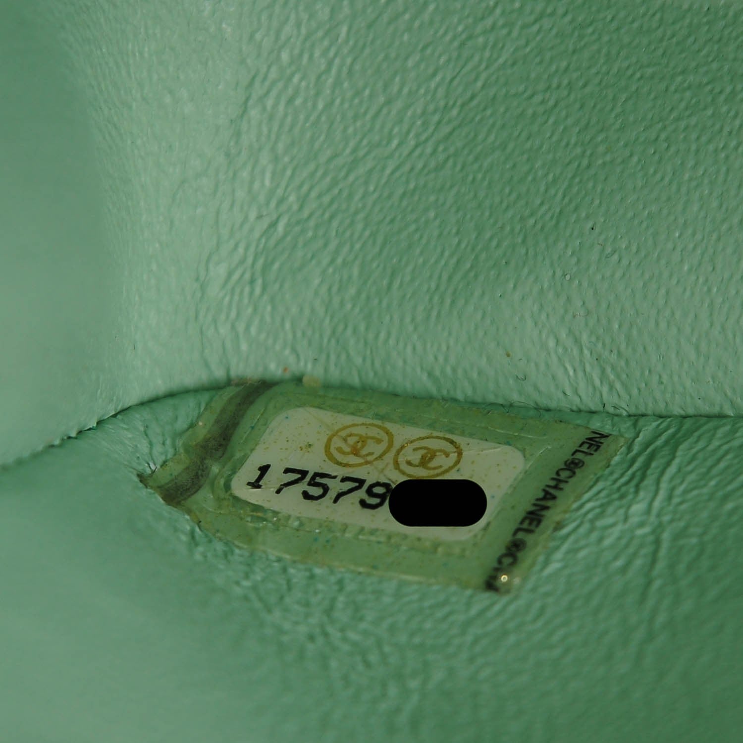 Chanel Patent Calfskin Quilted Medium Double Flap Light Green 8 of 8
