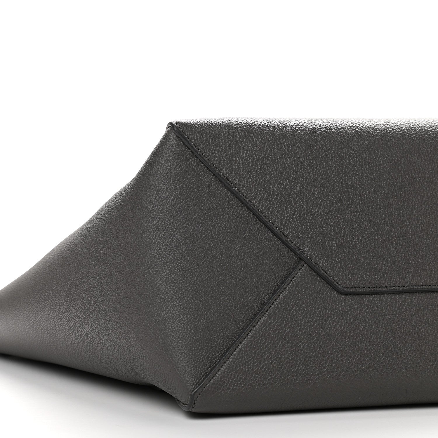 Celine Soft Grained Calfskin Small Belt Cabas Phantom Grey 7 of 8
