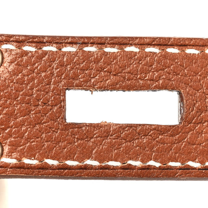 Hermes Barenia Toile De Camp HAC Birkin 40 Ficelle Fauve 11 of 13