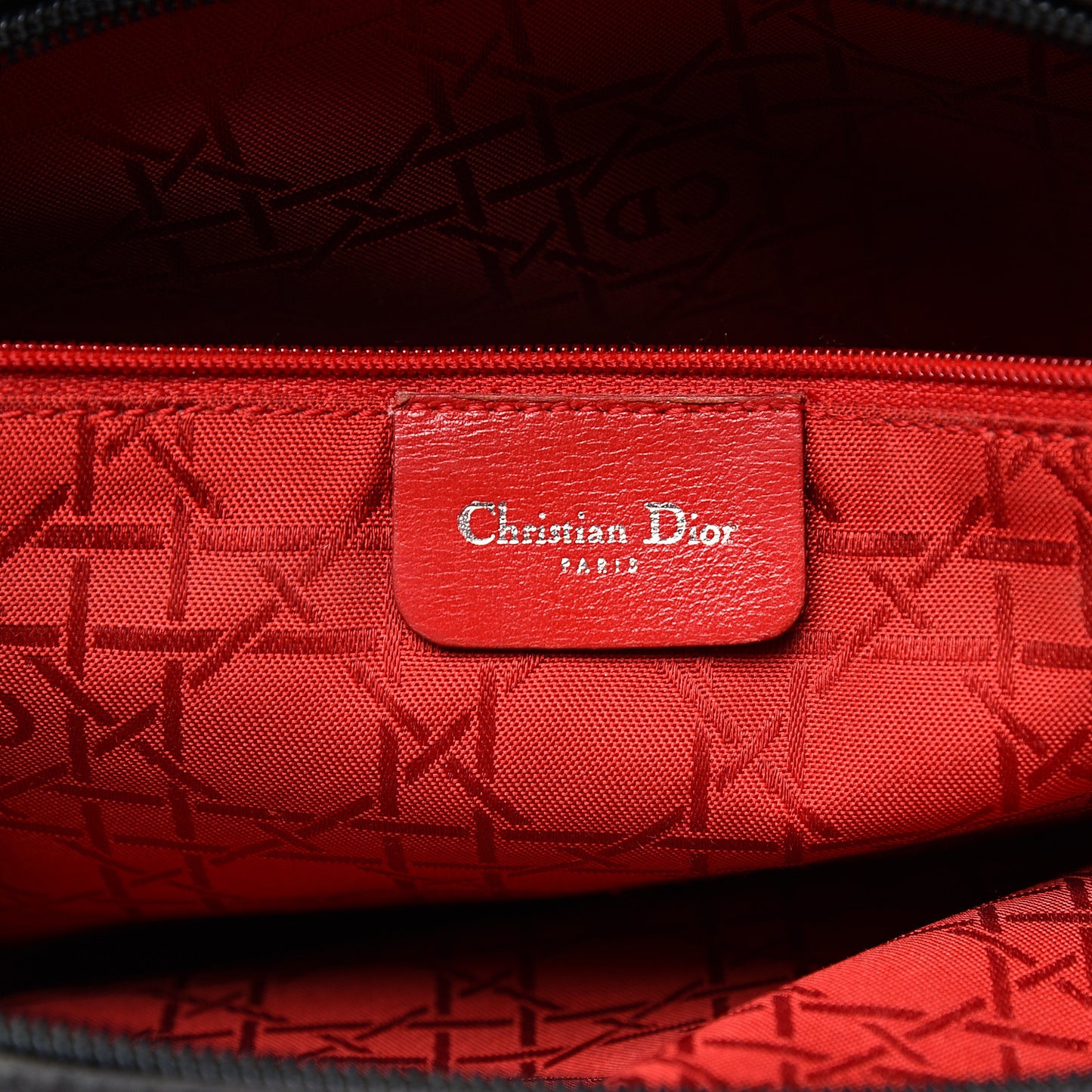 Nylon Cannage Large Lady Dior Black