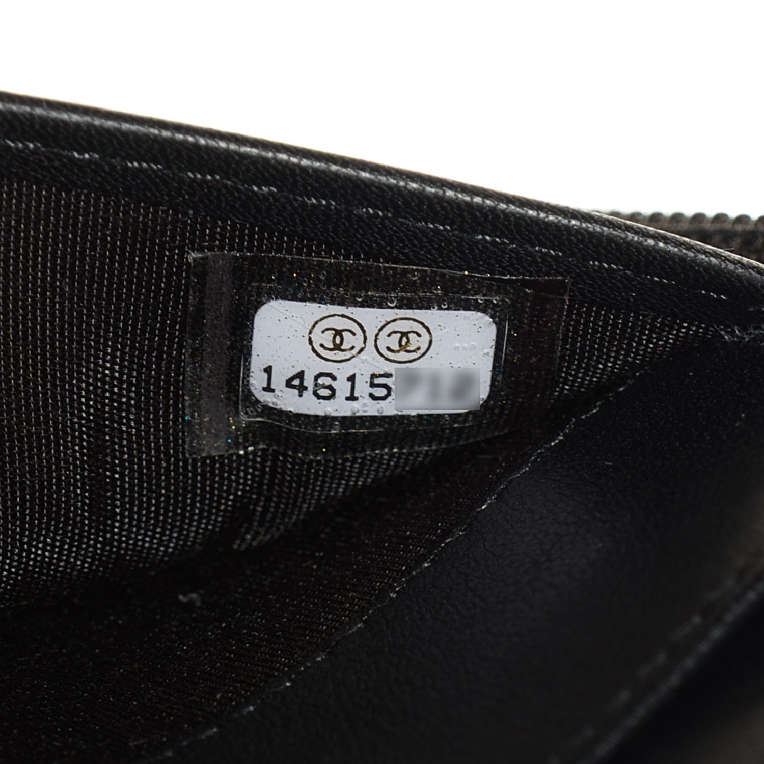 Chanel Caviar Large Timeless CC Zip Around Wallet Black 8 of 8