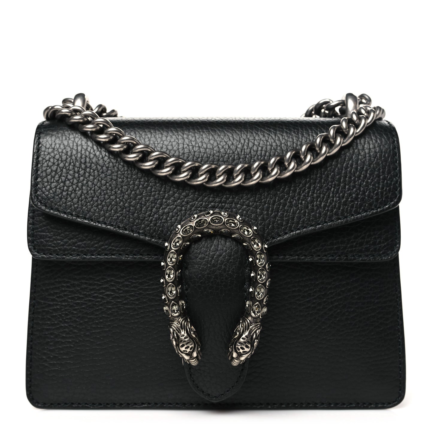Calfskin Mini Dionysus Shoulder Bag Black