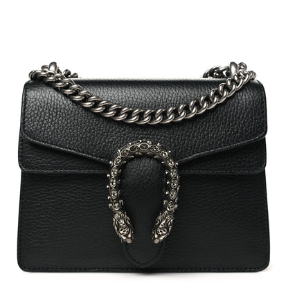 Gucci Calfskin Mini Dionysus Shoulder Bag Black 1 of 10