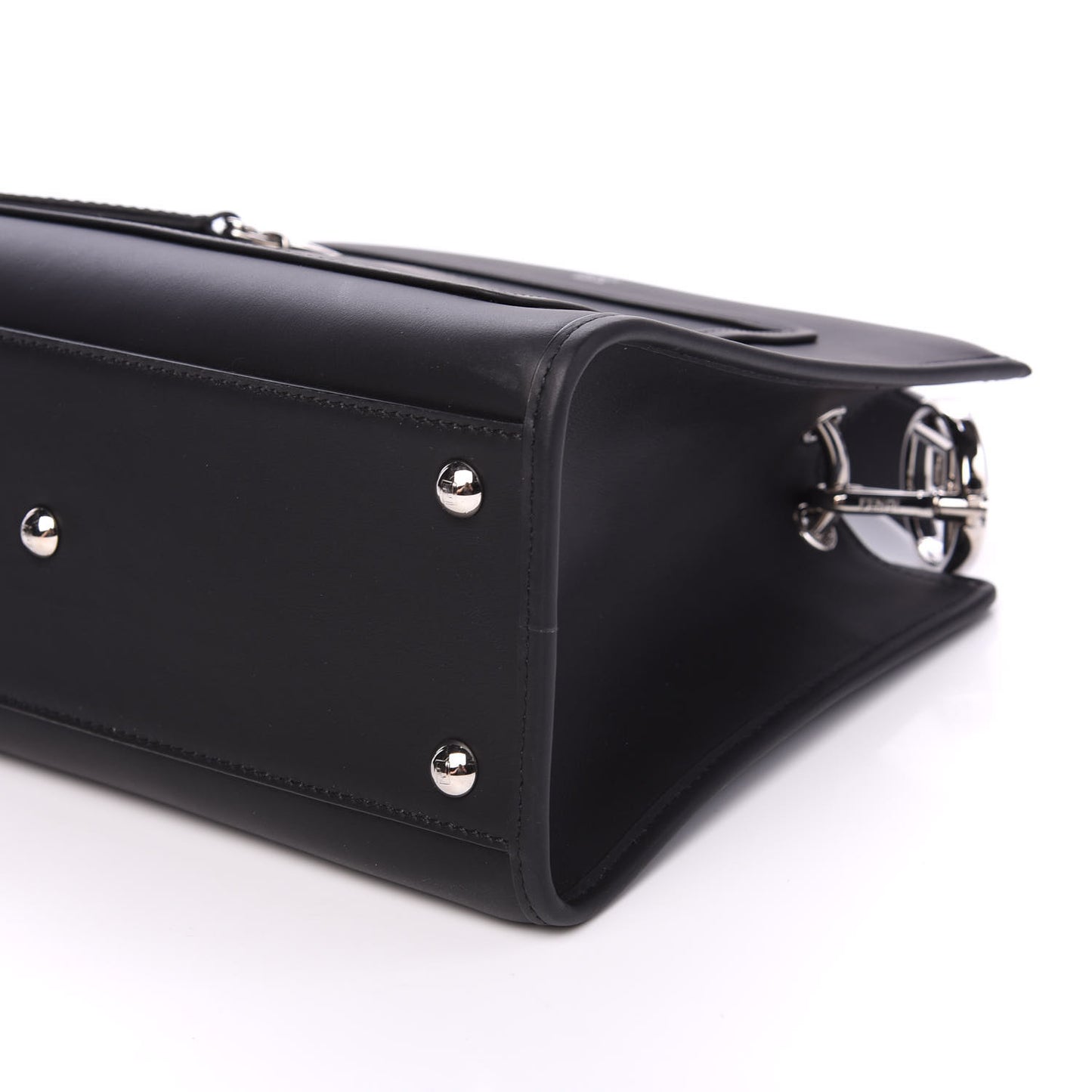 Vitello Century Opaco F is Fendi Small Runaway Satchel Black