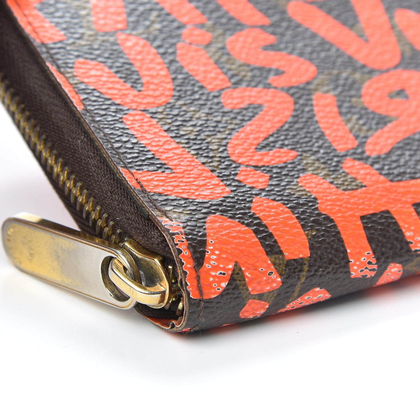 Monogram Graffiti Zippy Wallet Orange