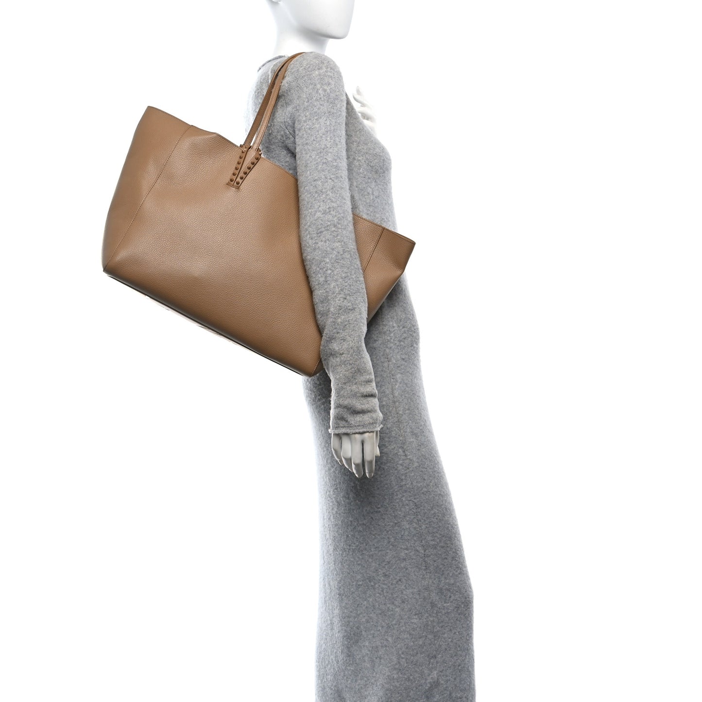 Calfskin Empire Spikes East West Cabata Tote