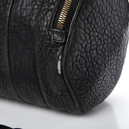 Alexander Wang Pebbled Lambskin Rockie Black Pale Gold Hardware 11 of 17