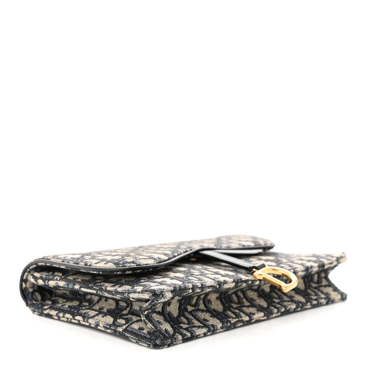 Oblique Saddle Chain Pouch Blue
