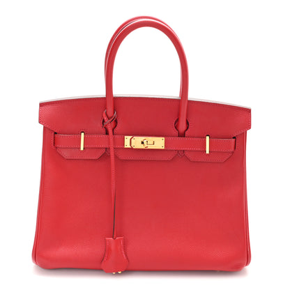 Hermes Epsom BIRKIN 30 Rouge Casaque 1 of 10